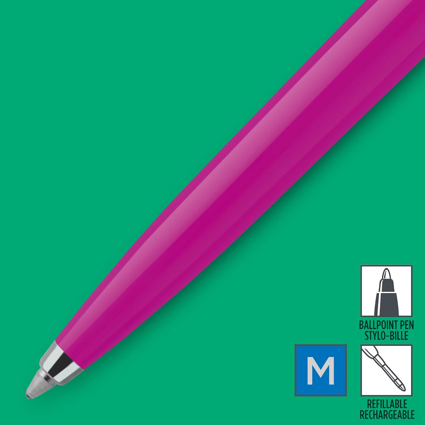 Parker Jotter Originals Magenta 2395C Ball Point Pen M.Blue BL1