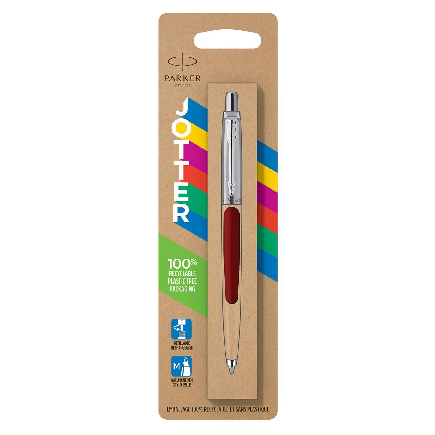 Parker Jotter Originals Red 7623C Ball Point Pen M.Blue BL1
