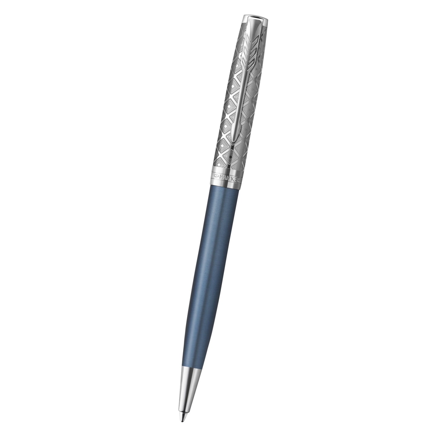 Parker Sonnet Premium Metal Blue CT Ball Point Pen M.Black GB