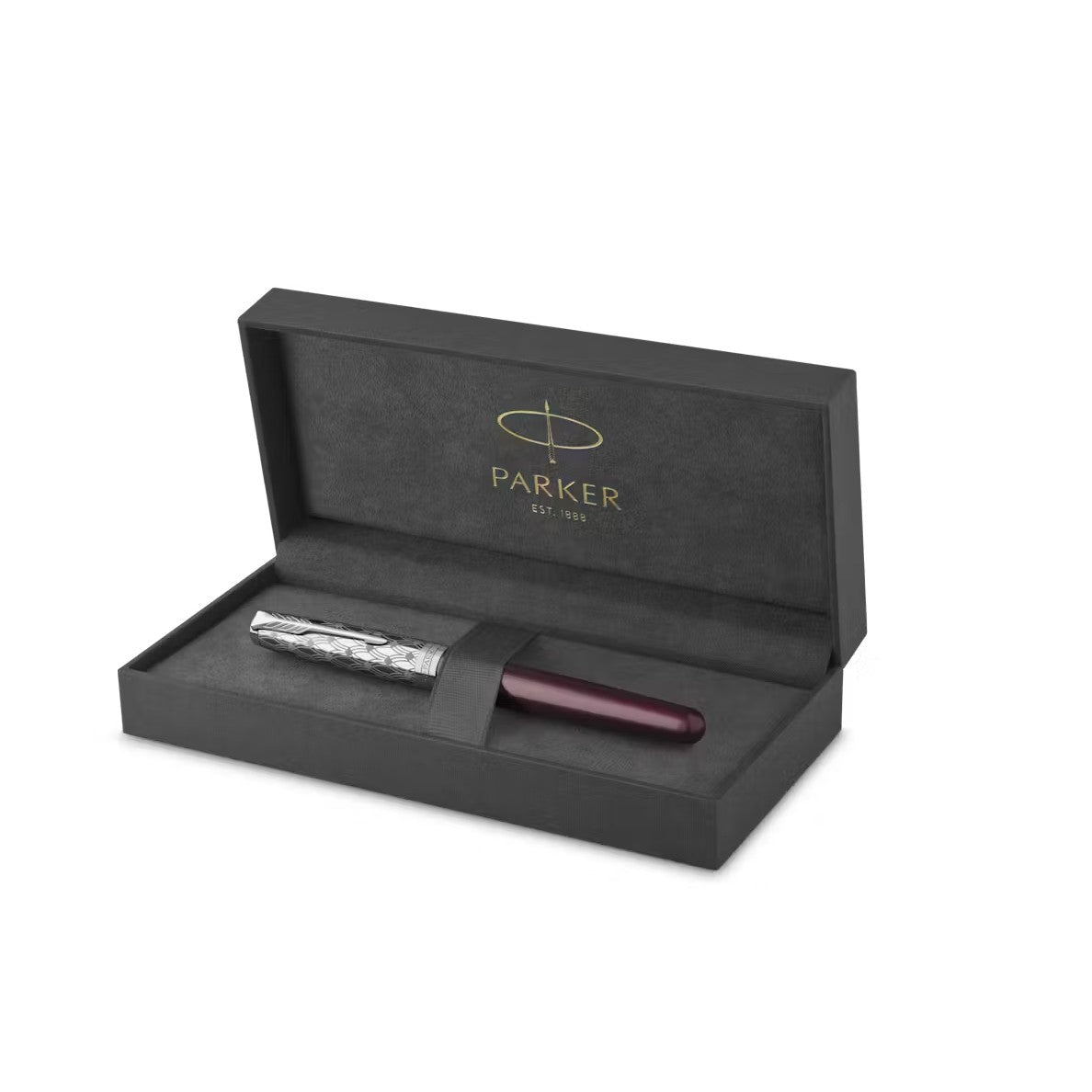 Parker Sonnet Premium Metal Red CT Fountain Pen-18K F GB
