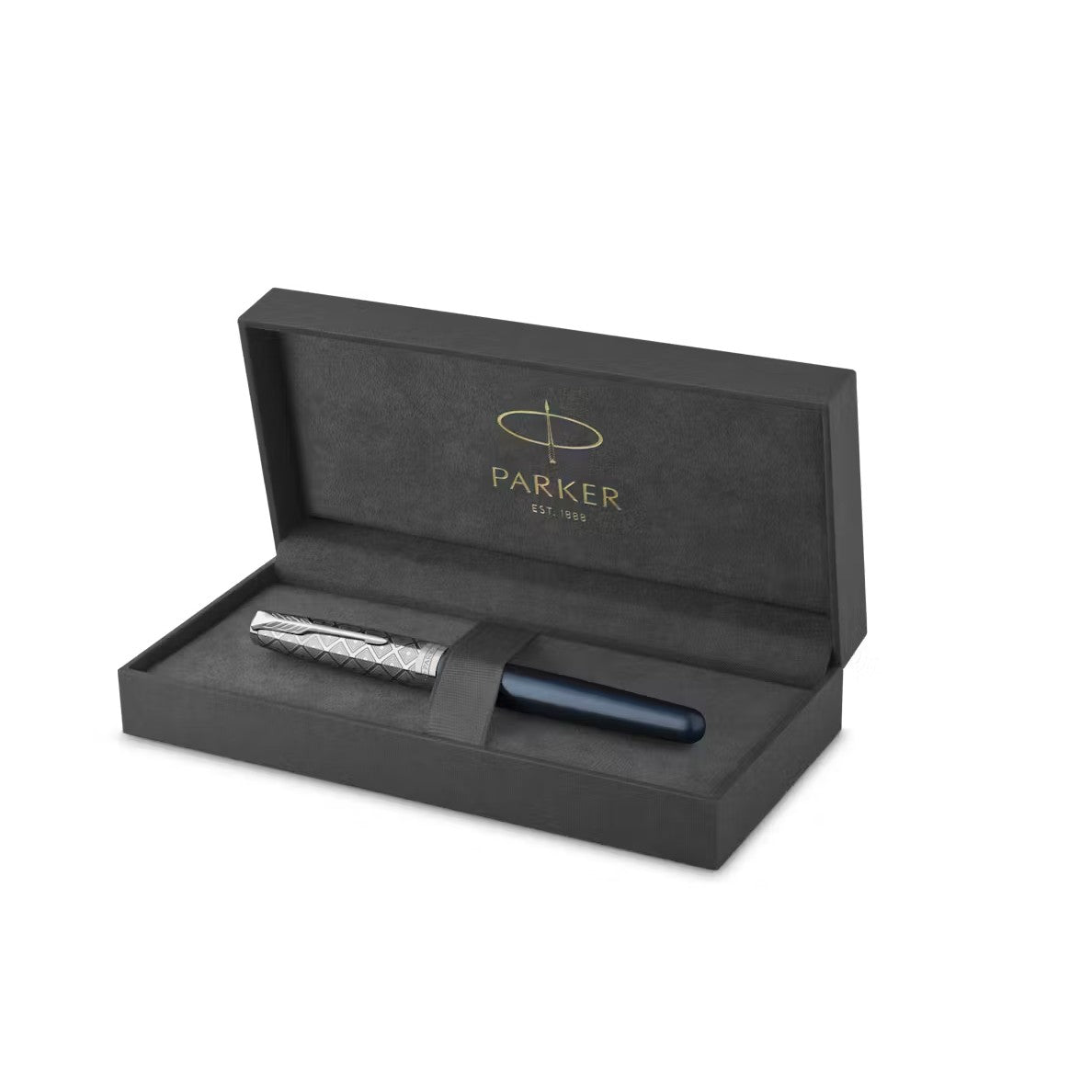Parker Sonnet Premium Metal Blue CT Fountain Pen-18K F GB