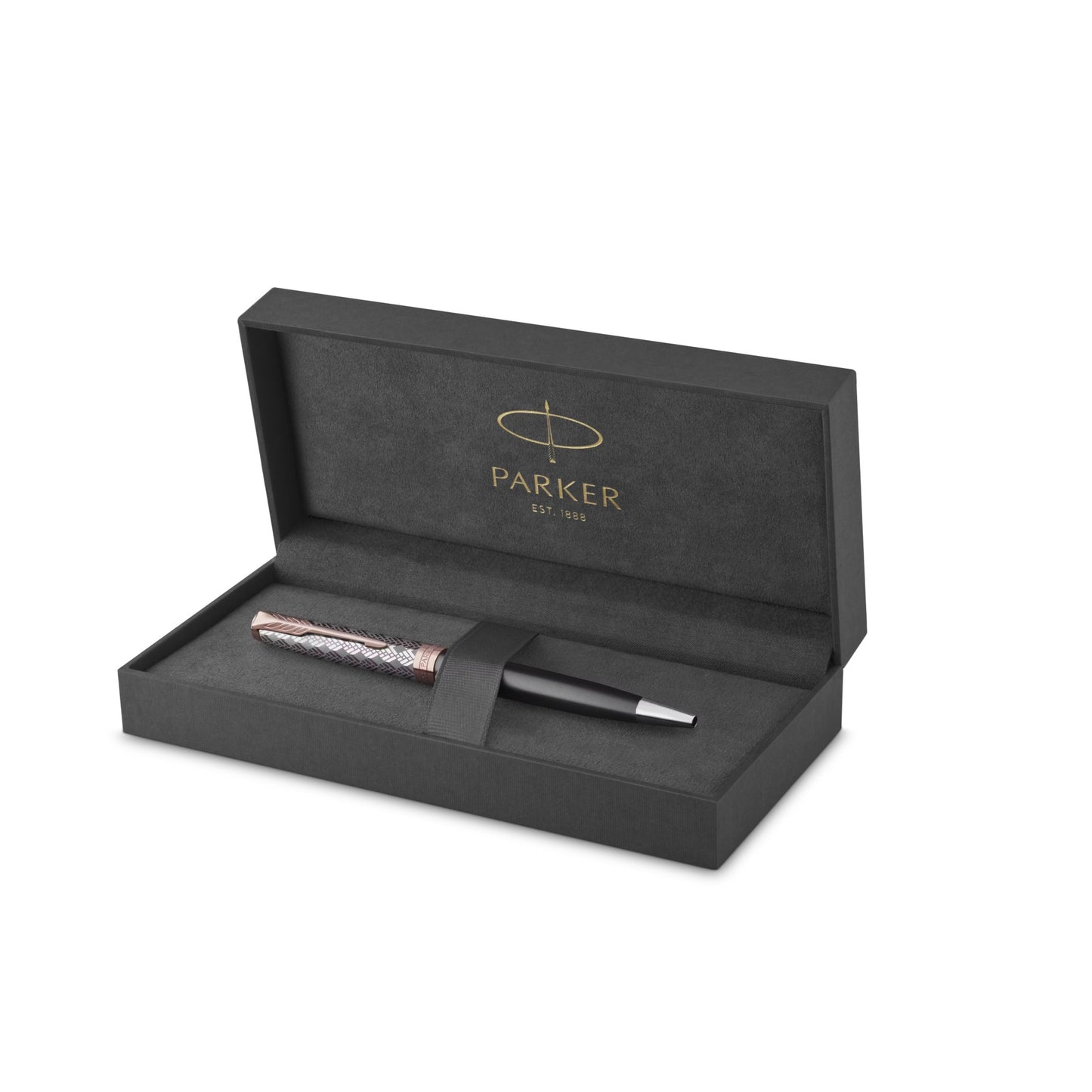 Parker Sonnet Premium Metal Grey PGT Ball Point Pen M.Black GB