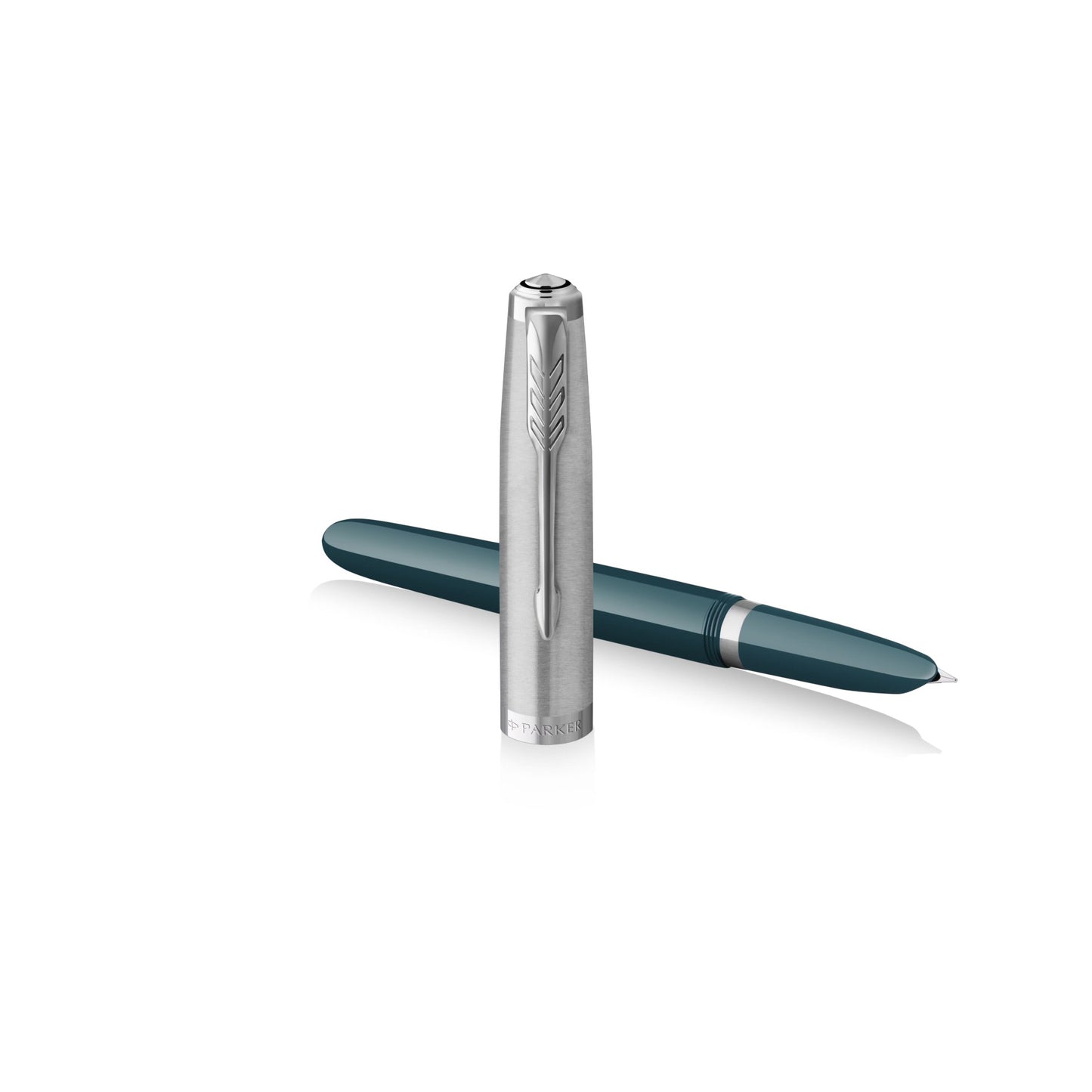 Parker 51 Teal CT Fountain Pen F GB