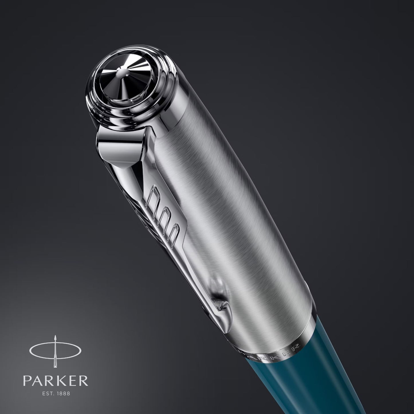 Parker 51 Teal CT Fountain Pen F GB