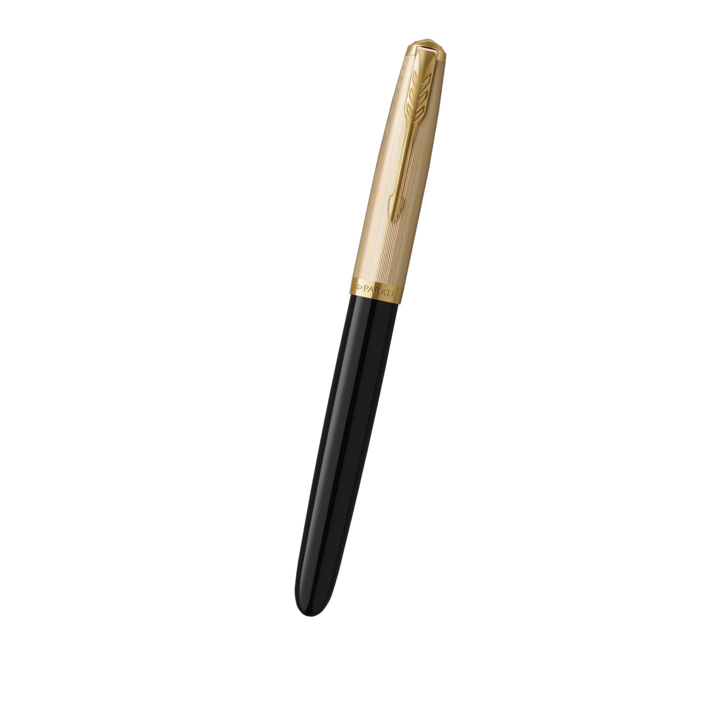 Parker 51 DLX Black GT Fountain Pen 18K F GB