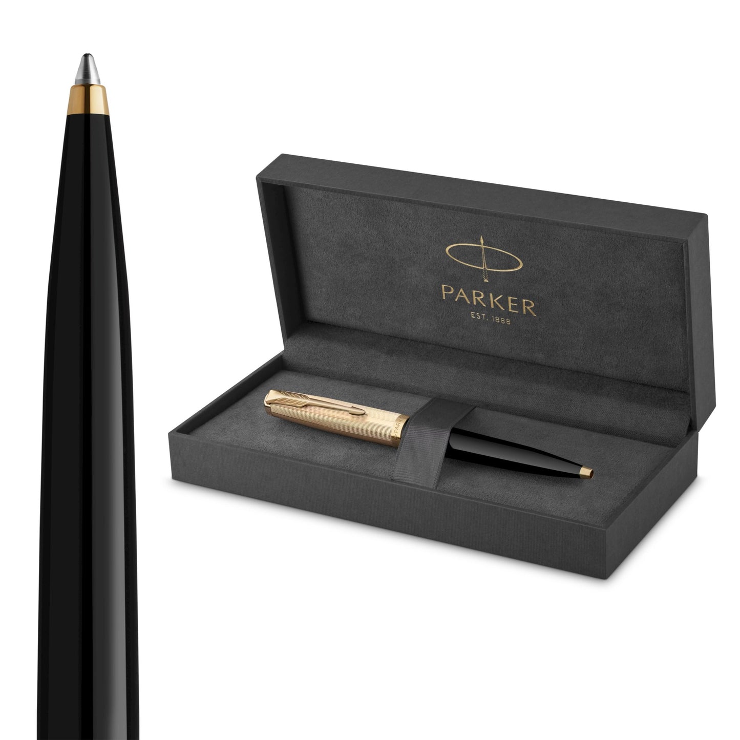 Parker 51 DLX Black GT Ball Point Pen M.Black GB