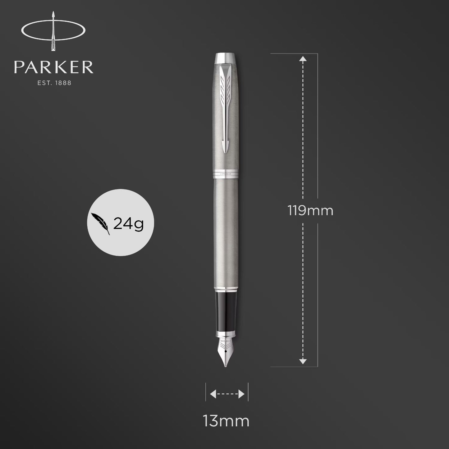 Parker IM Core SS CT Fountain Pen F GB