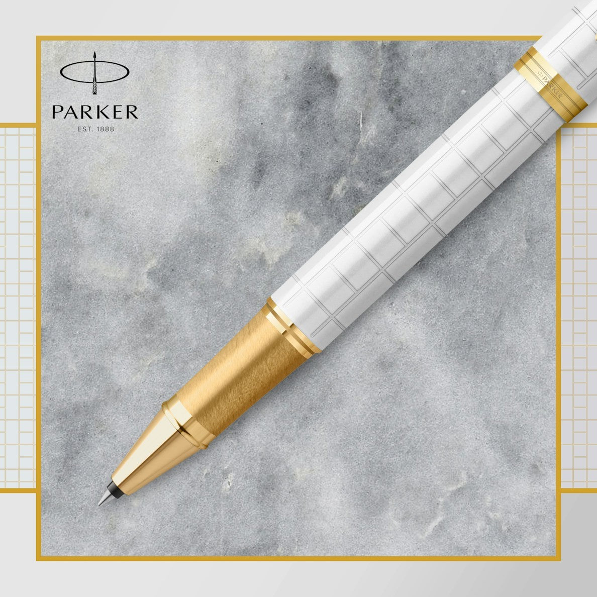 Parker IM Premium Pearl GT Roller Ball F.Black GB