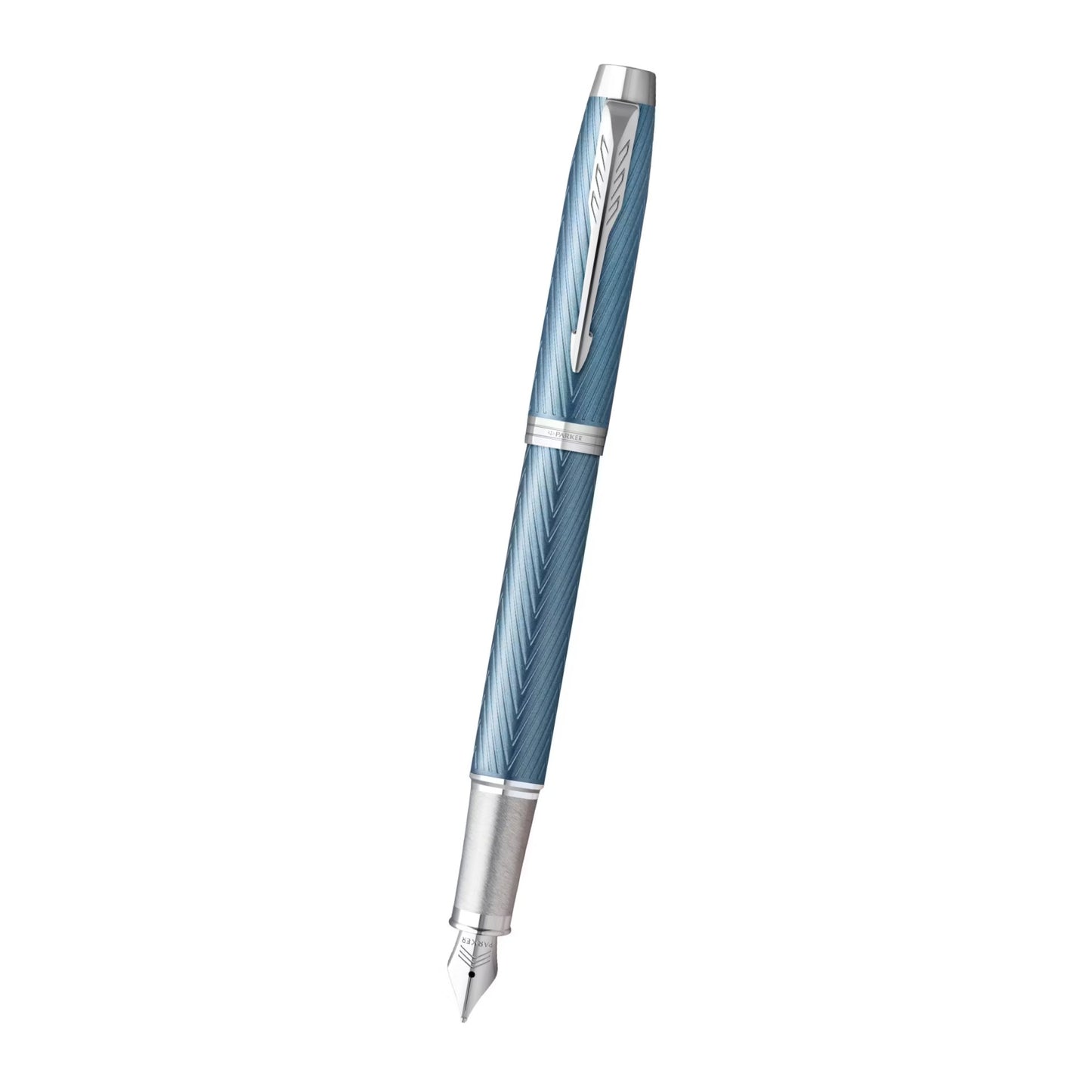 Parker IM Premium BL Grey CT Fountain Pen F GB