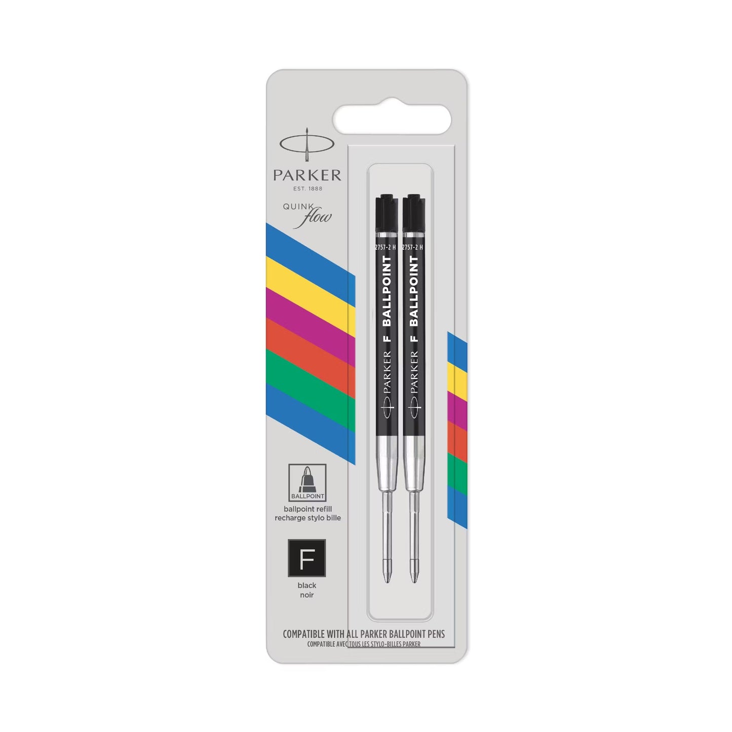 Parker ECO Refill Ball Point F.Black BL2