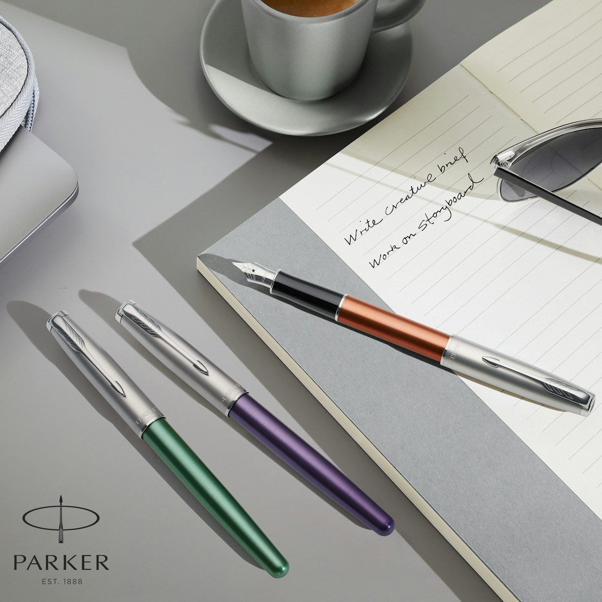 Parker Sonet Core Orange SB CT Fountain Pen F GB