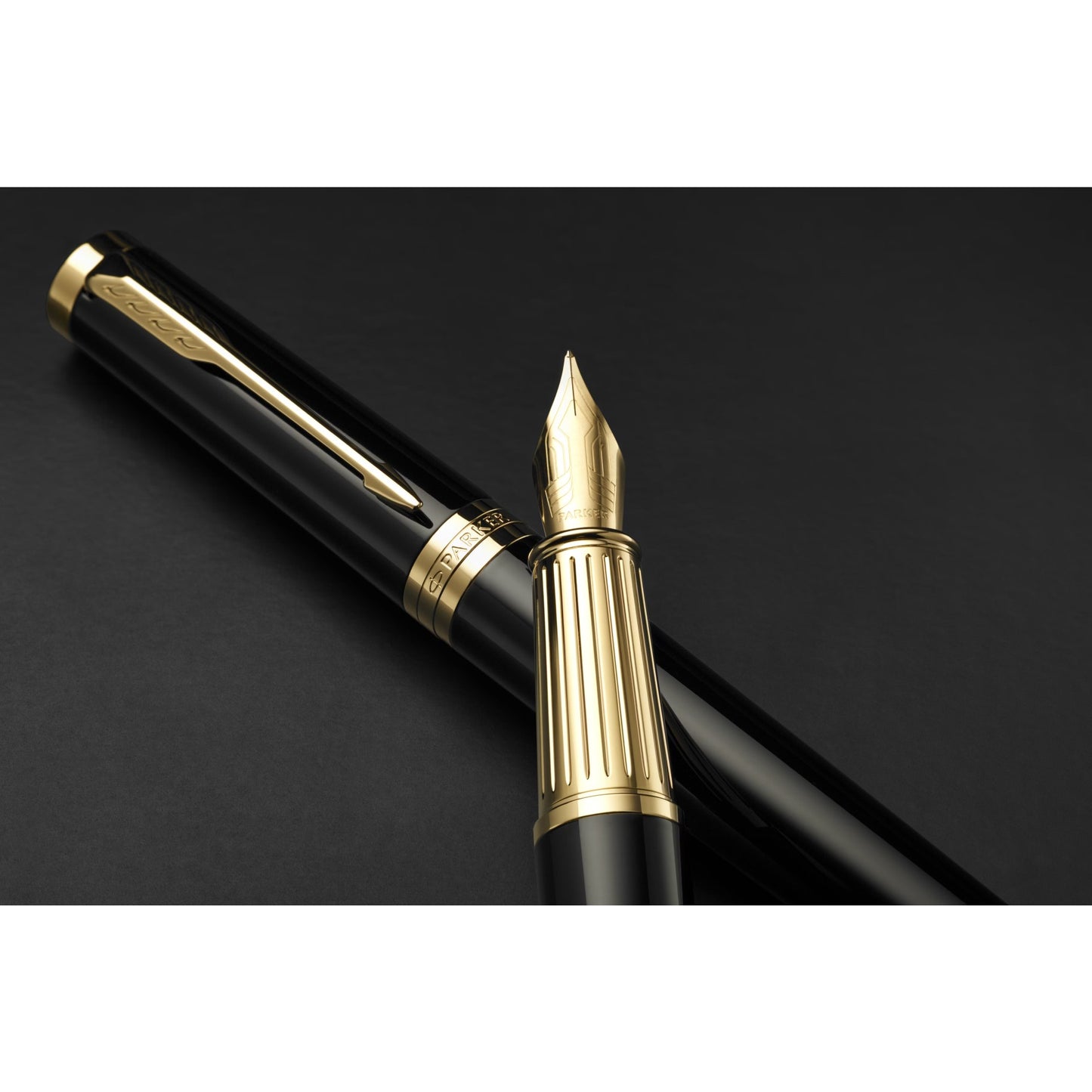 Parker Ingenuity Core Black GT Fountain Pen F GB