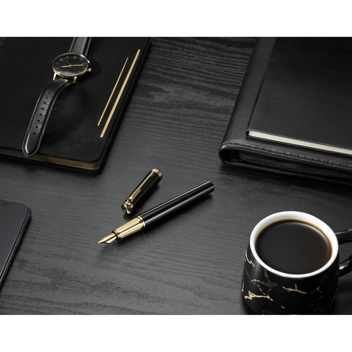 Parker Ingenuity Core Black GT Fountain Pen F GB