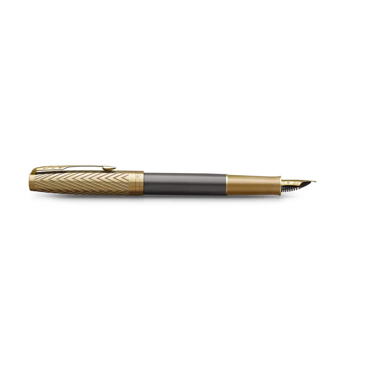 Parker Sonnet Premium Arrow GT Fountain Pen-18K F GB