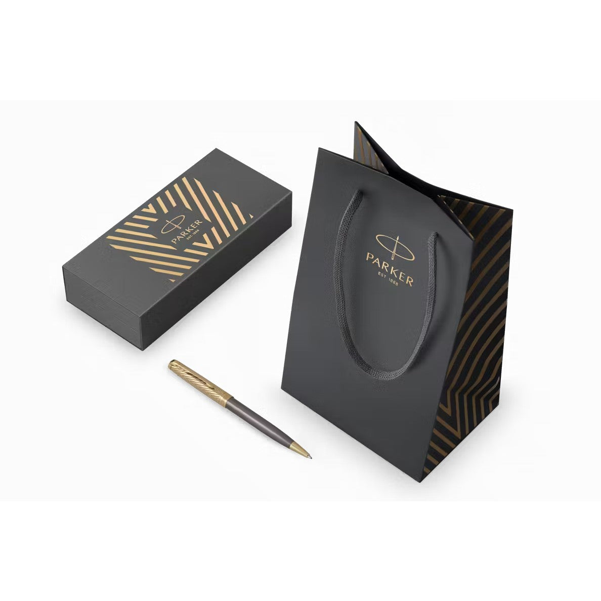 Parker Sonnet Premium Arrow GT Ball Point Pen M.Black GB