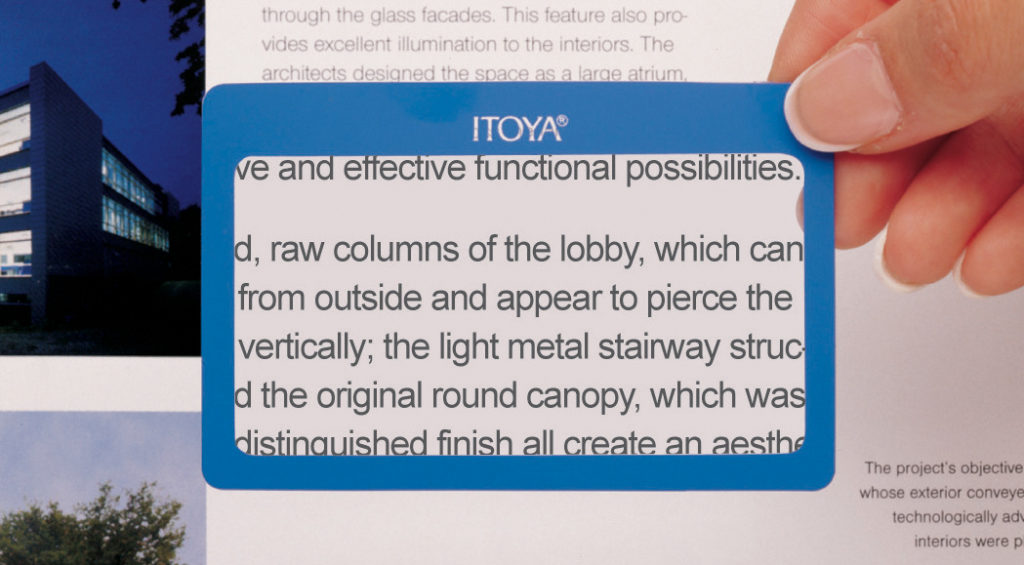 Itoya PL-A Magnifier Wallet Size (3 1/4" X 2")