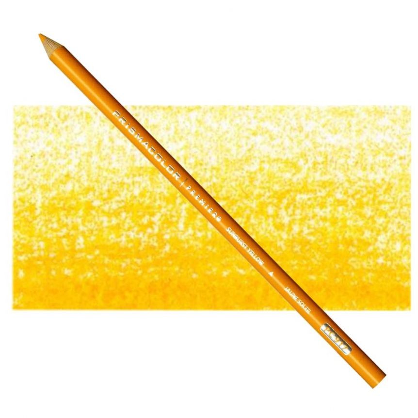 Prismacolor 3347 Premier Colored Pencils Sunburst Yellow PC917