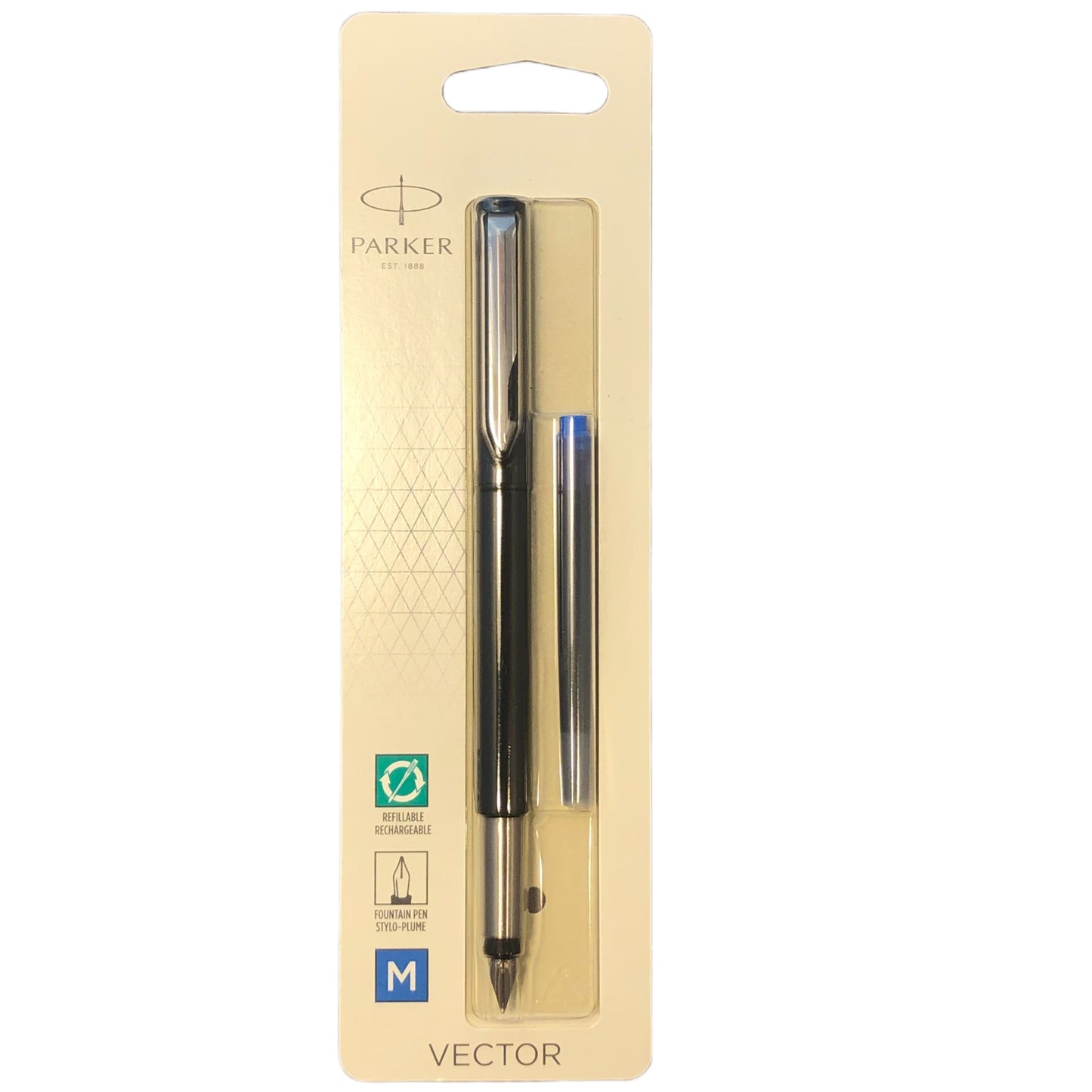 Parker Vector Fountain Pen Carded