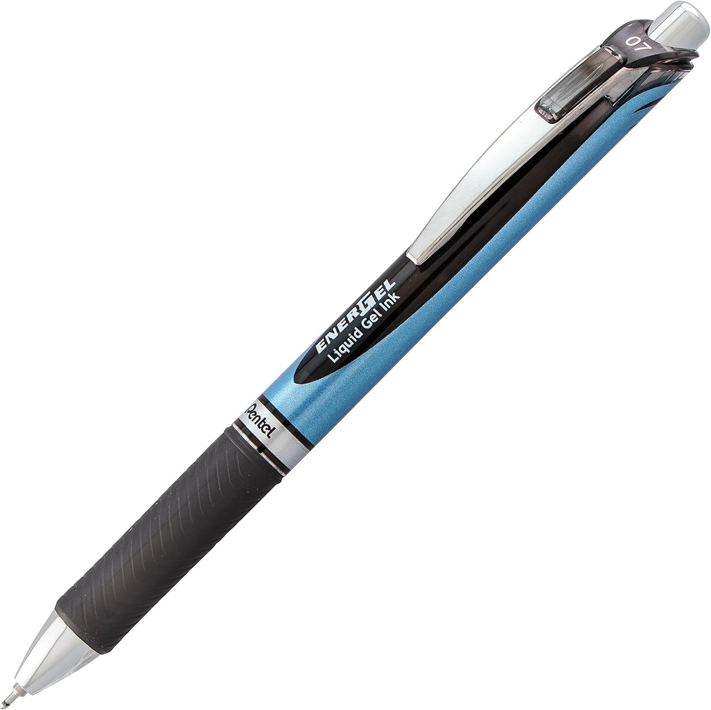 Pentel BLN77BP2A EnerGel RTX Retractable Liquid Gel Pen, (0.7mm), Black Ink 2-Pk