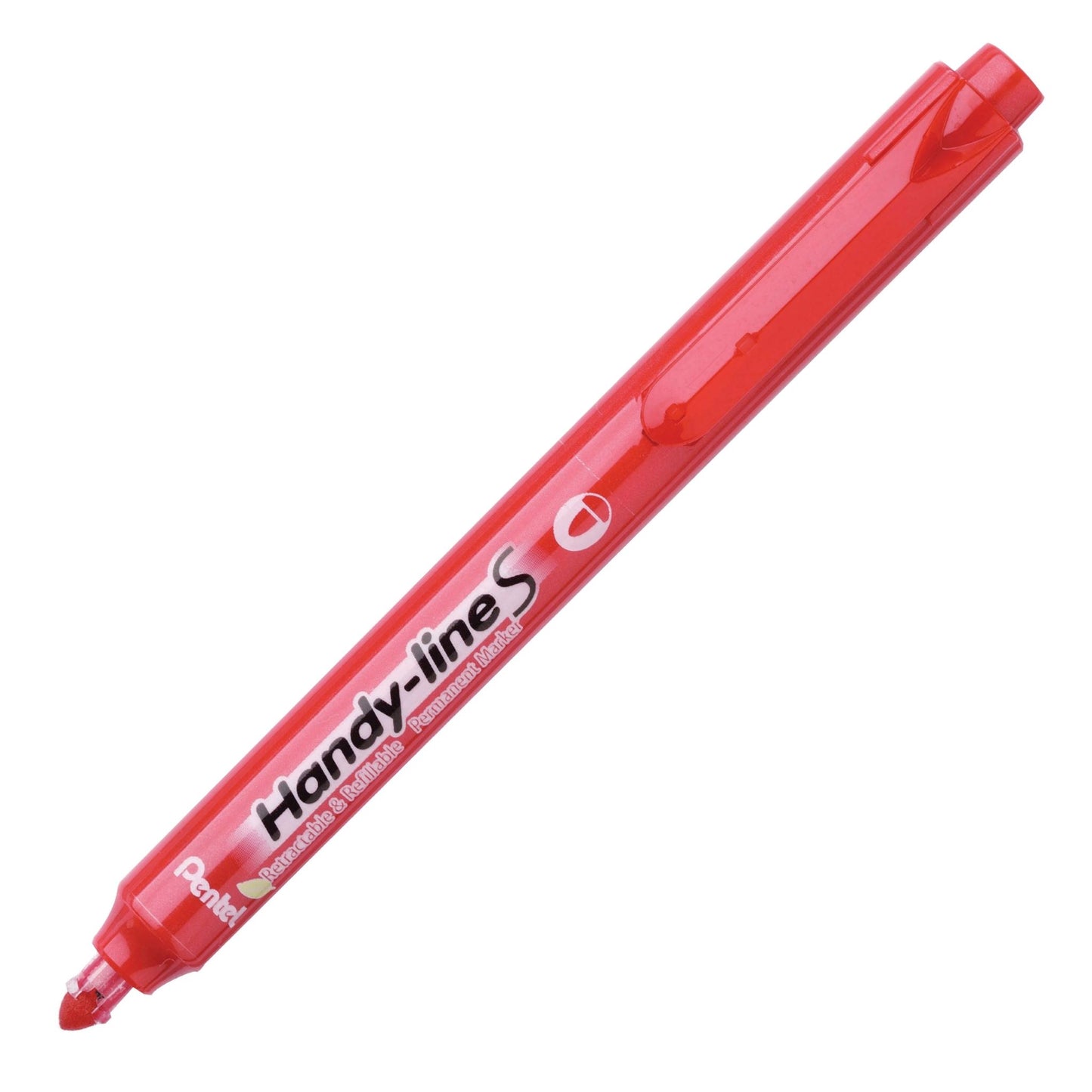 Pentel NXS15-B Handy-line S Permanent Marker, Red