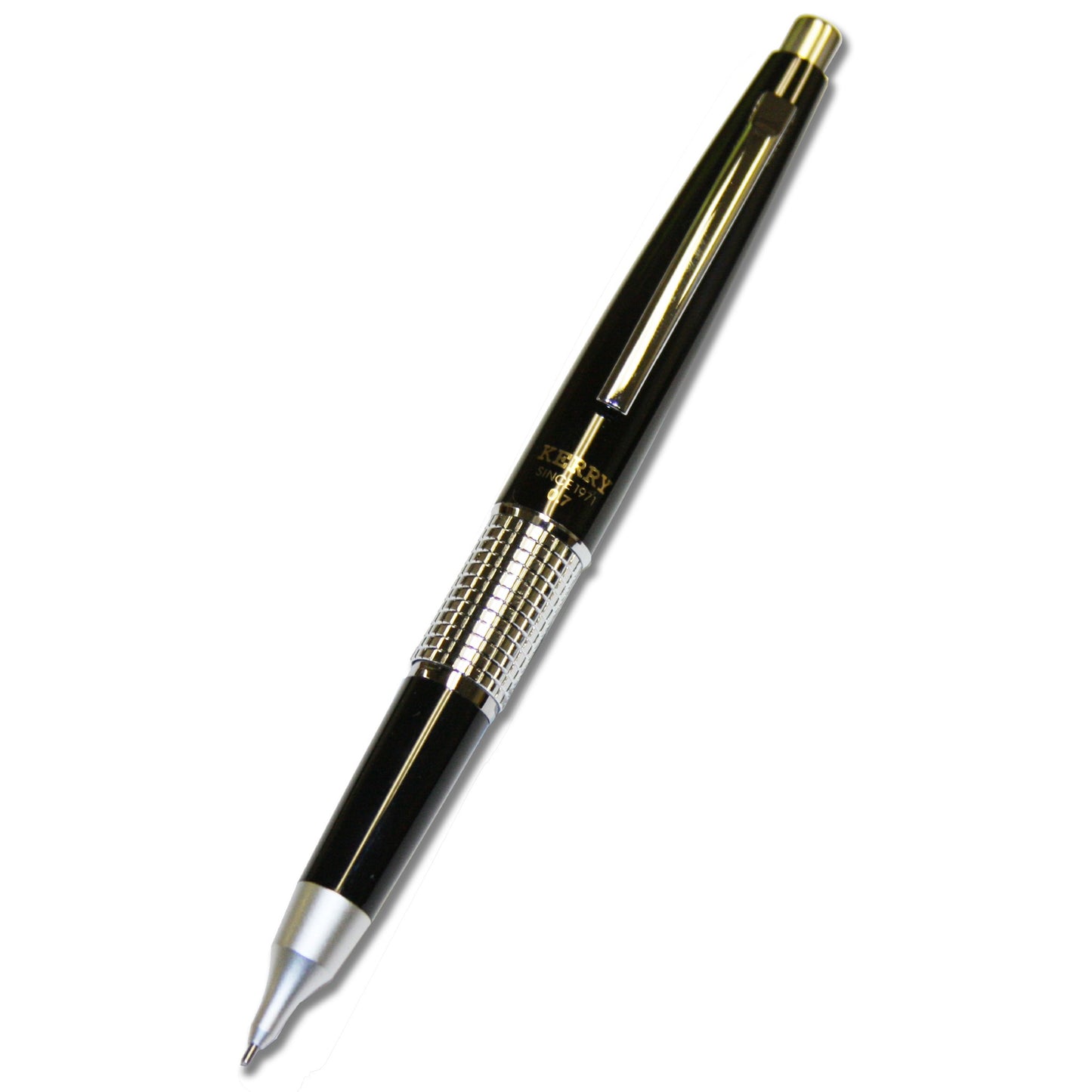 Pentel P1037A Sharp Kerry Automatic Pencil, Black 0.7mm