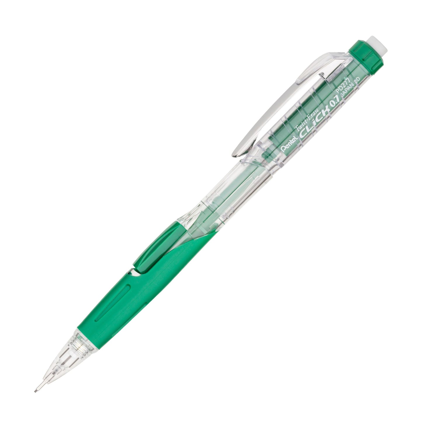 Pentel PD277TD Twist-Erase CLICK, Green 0.7mm