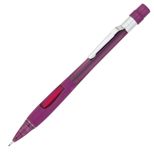 Pentel PD349TB Quicker Clicker, Mechanical Pencil, 0.9mm, Burgundy Barrel