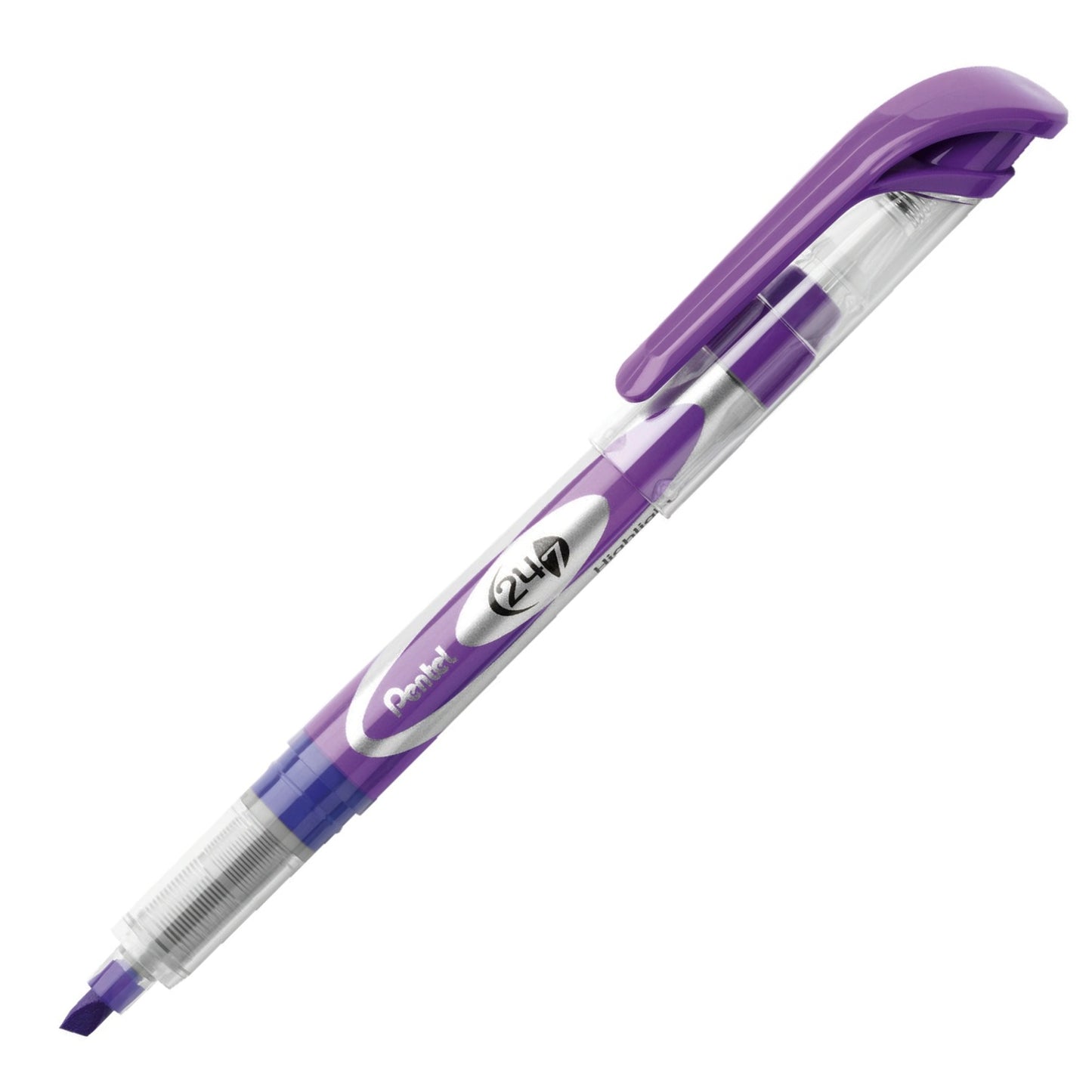 Pentel 24-7 Highlighter Chisel Tip, Violet