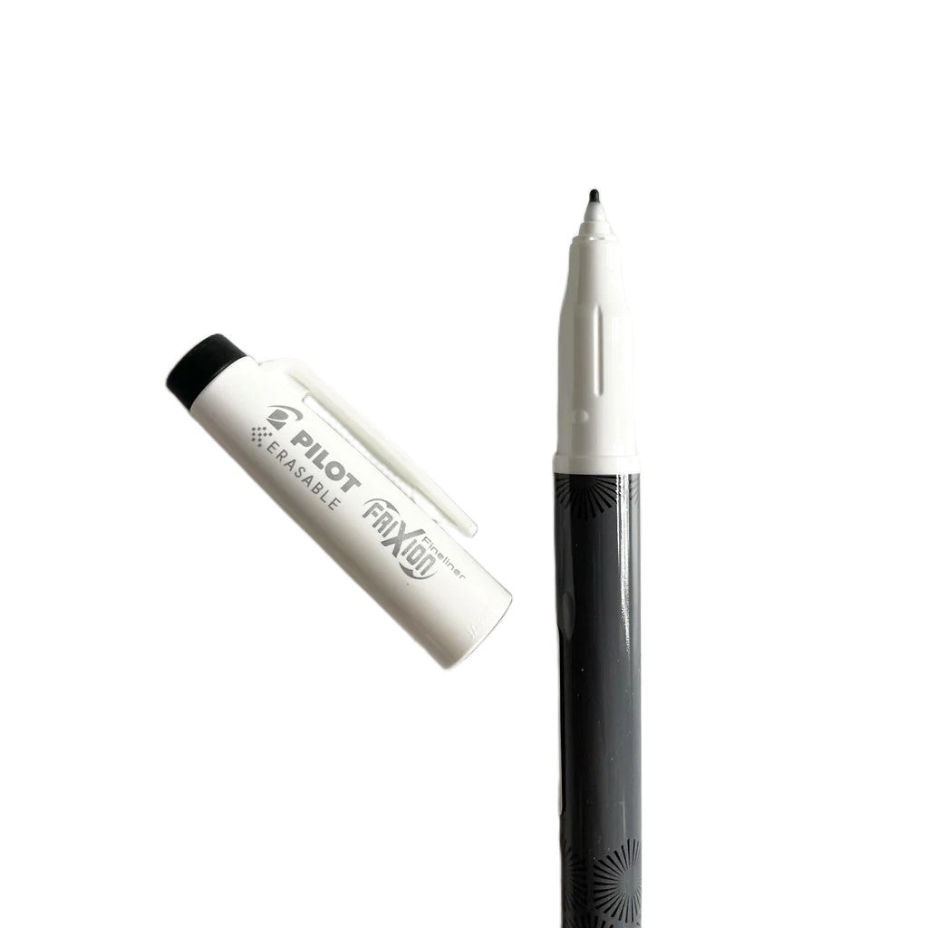 Pilot 12144 Frixion Fineliner Black Erasable
