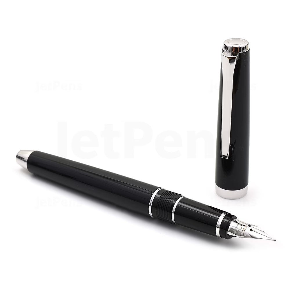 Namiki Falcon Lacquer Fountain Pen - Black, Medium Nib (60670)