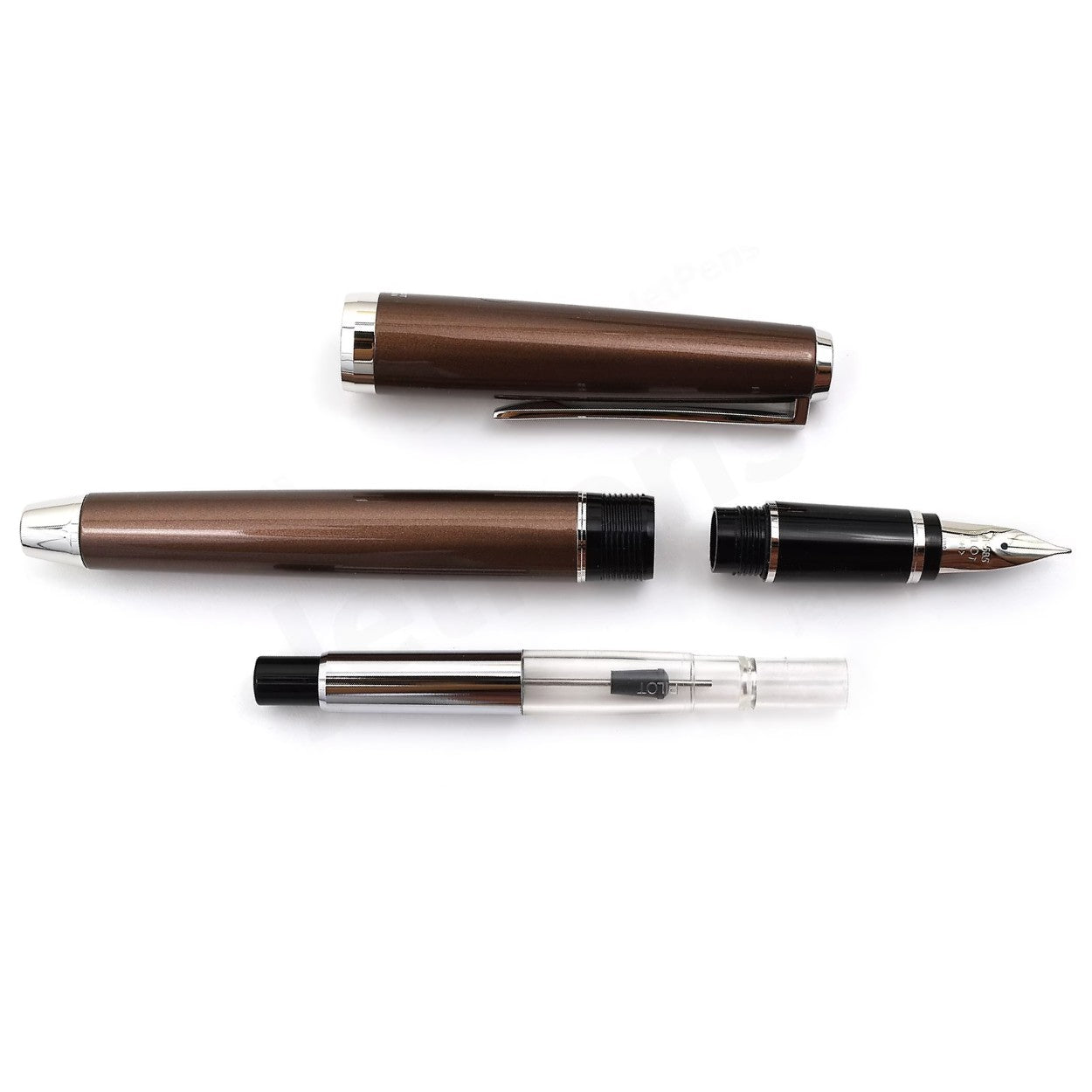 Namiki Falcon Lacquer Fountain Pen - Brown, Medium Nib (60672)