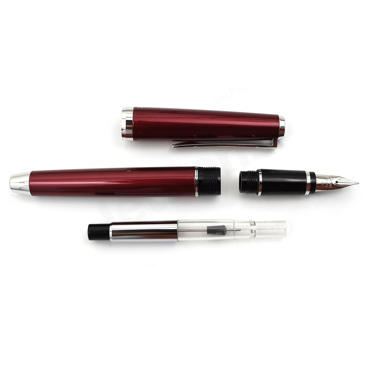 Namiki Falcon Lacquer Fountain Pen - Burgundy, Medium Nib (60673)