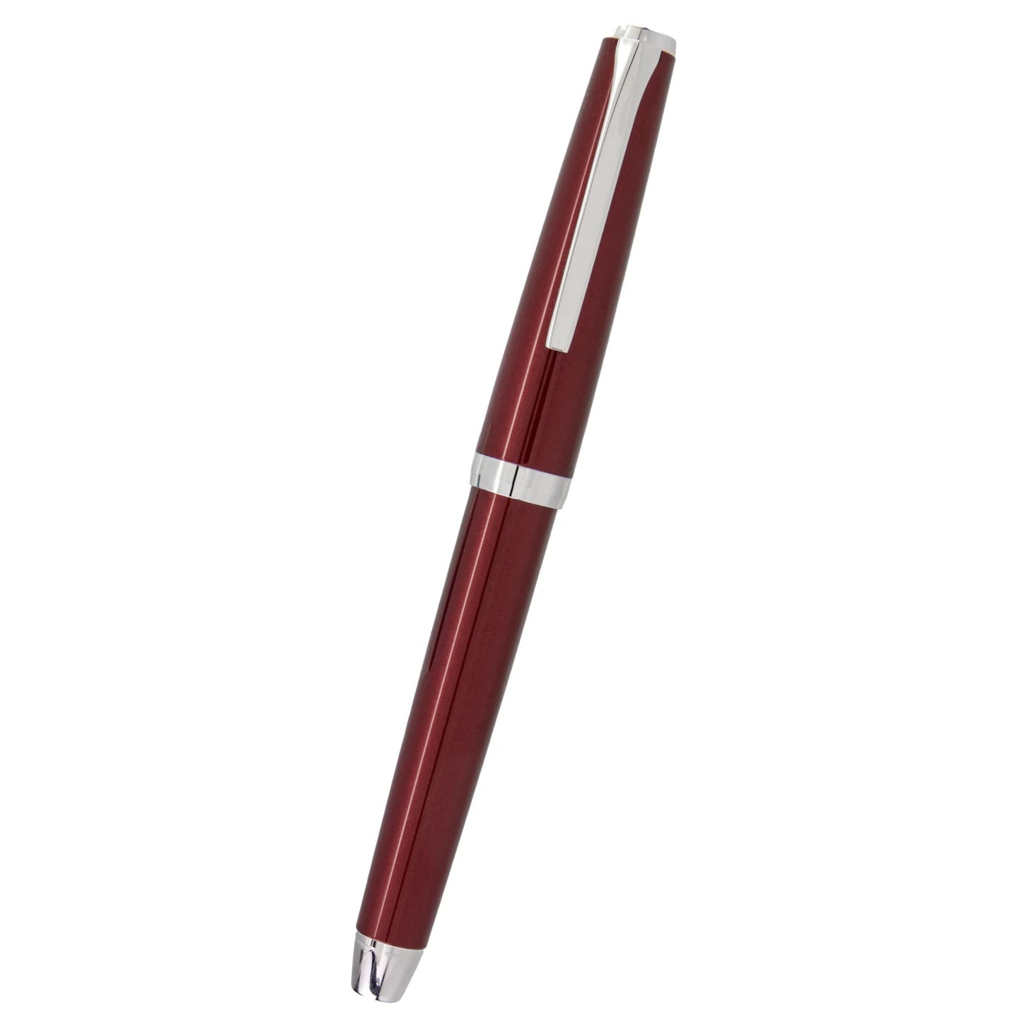 Namiki Metal Falcon Burgundy Fountain Pen-Broad (60773)