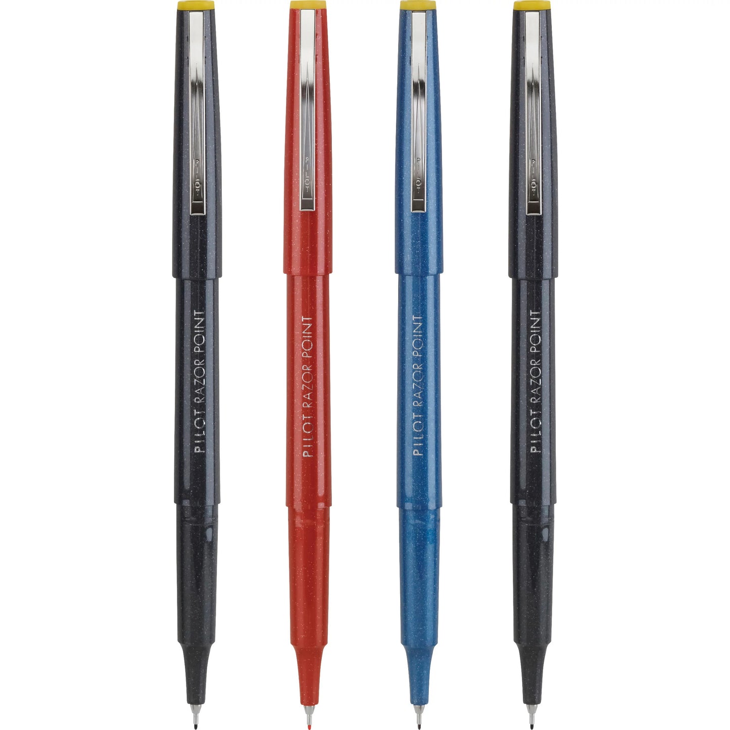 Pilot 11045 Razor Point 4pk Asst