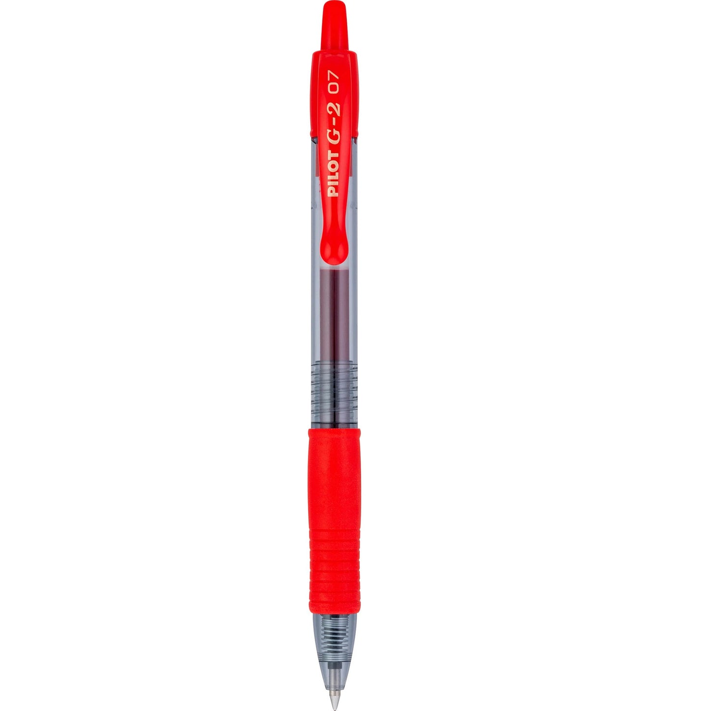 Pilot G2-7 Retractable Gel Rollerball, Fine, Red