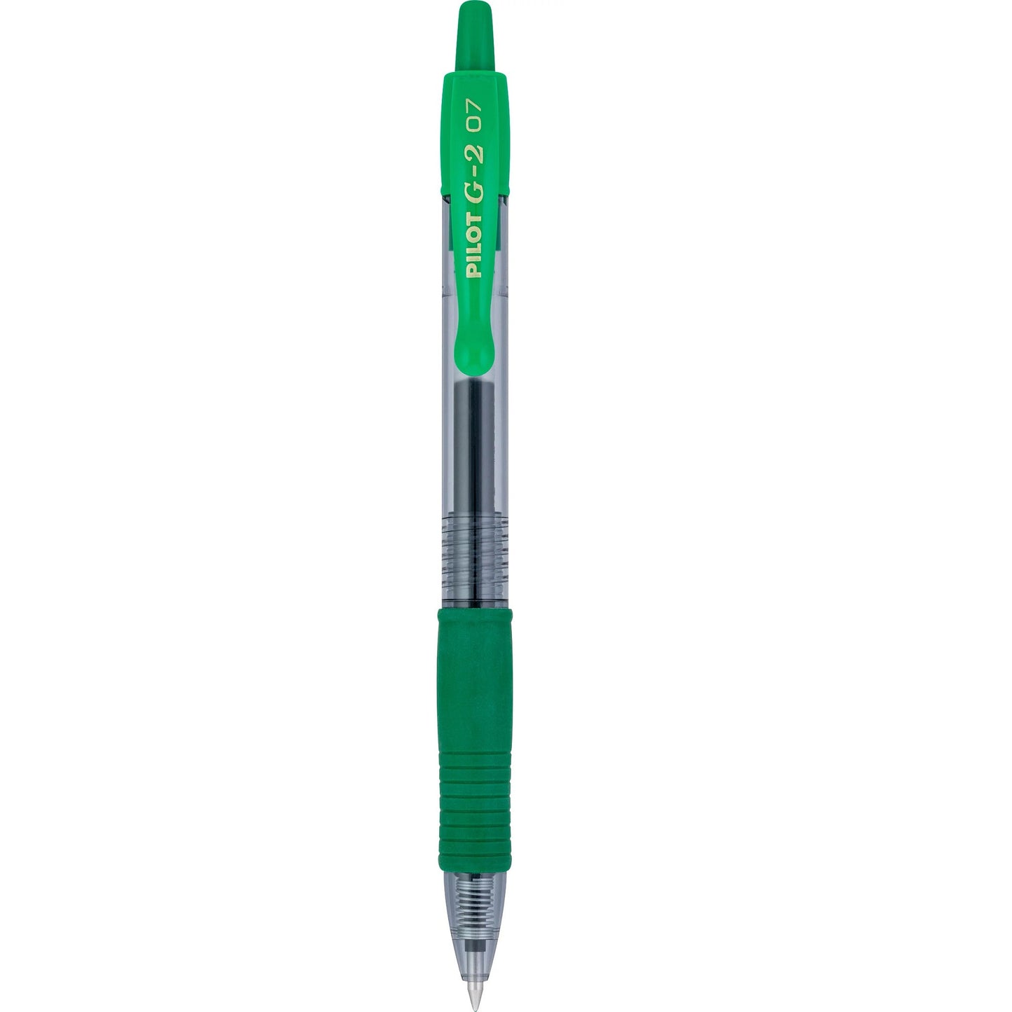 Pilot G2-7 Retractable Gel Rollerball, Fine, Green
