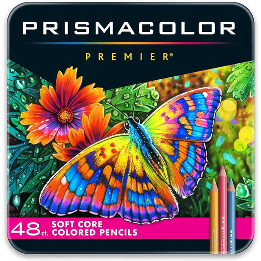 PrismaColor 3598T Premier Colored Pencils, Soft Core, 48 Count
