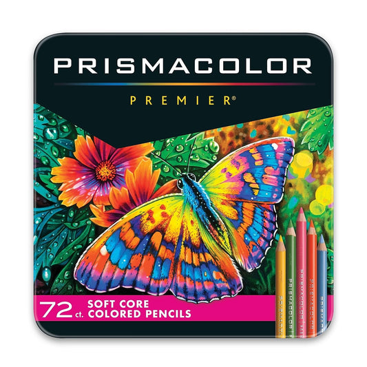 PrismaColor 3599TN Premier Colored Pencils, Soft Core, 72-Count