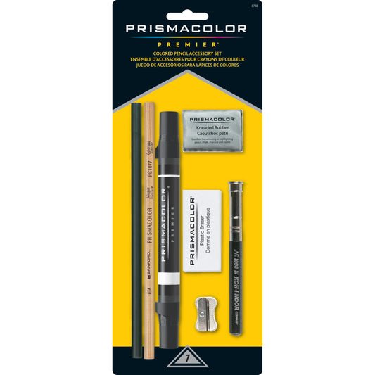 PrismaColor 3750 Colored Pencil Accessory Set, 7-Piece