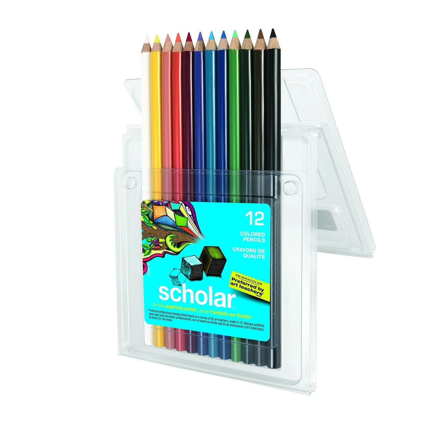 PrismaColor 92804 Scholar Pencil 12 Color Set