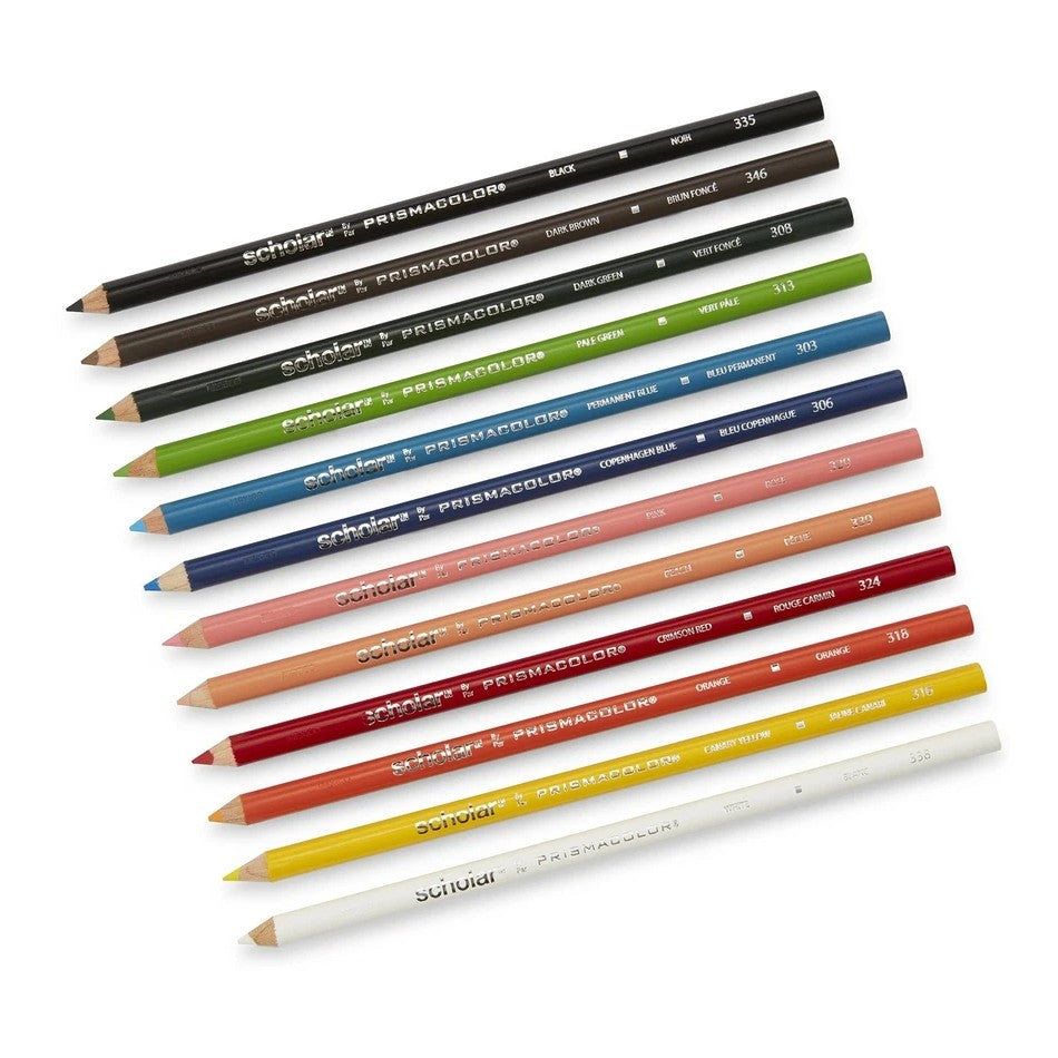 PrismaColor 92804 Scholar Pencil 12 Color Set