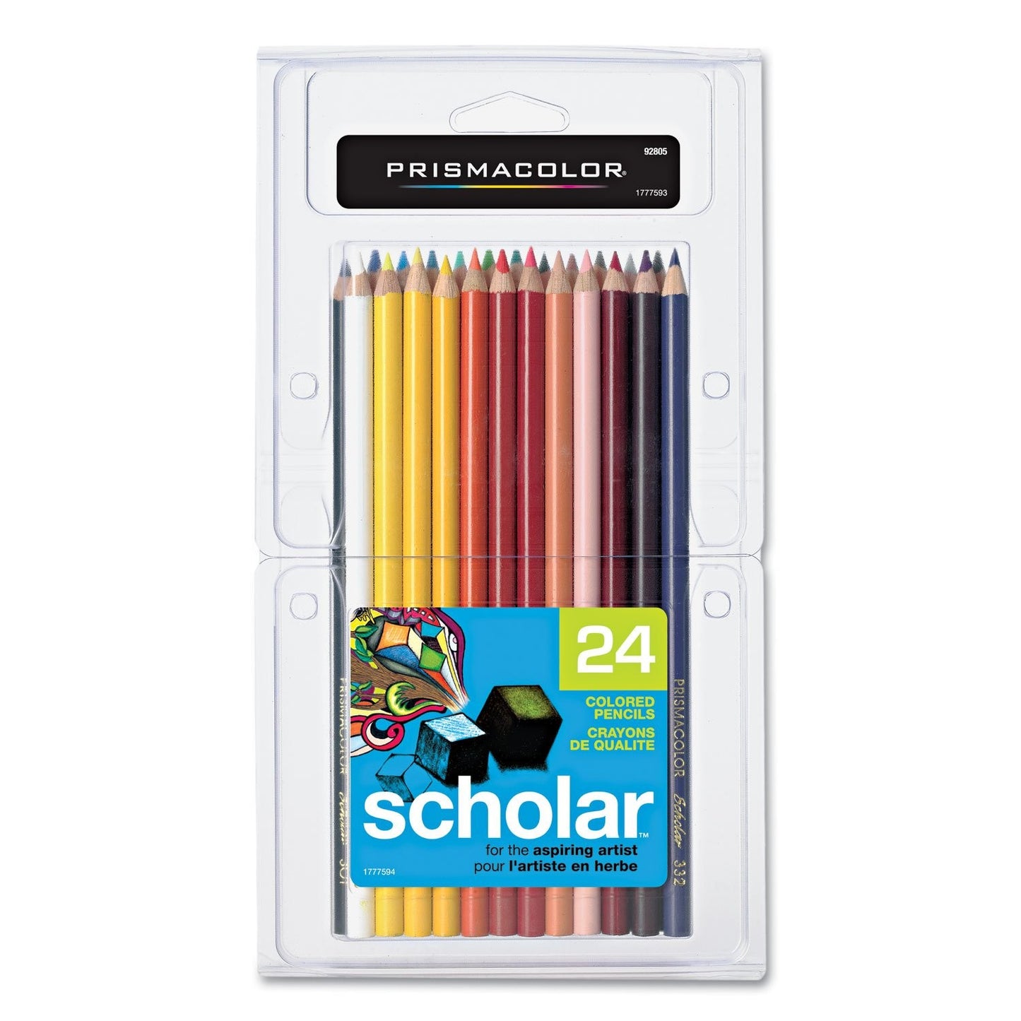 PrismaColor 92805 Scholar Pencil 24 Color Set