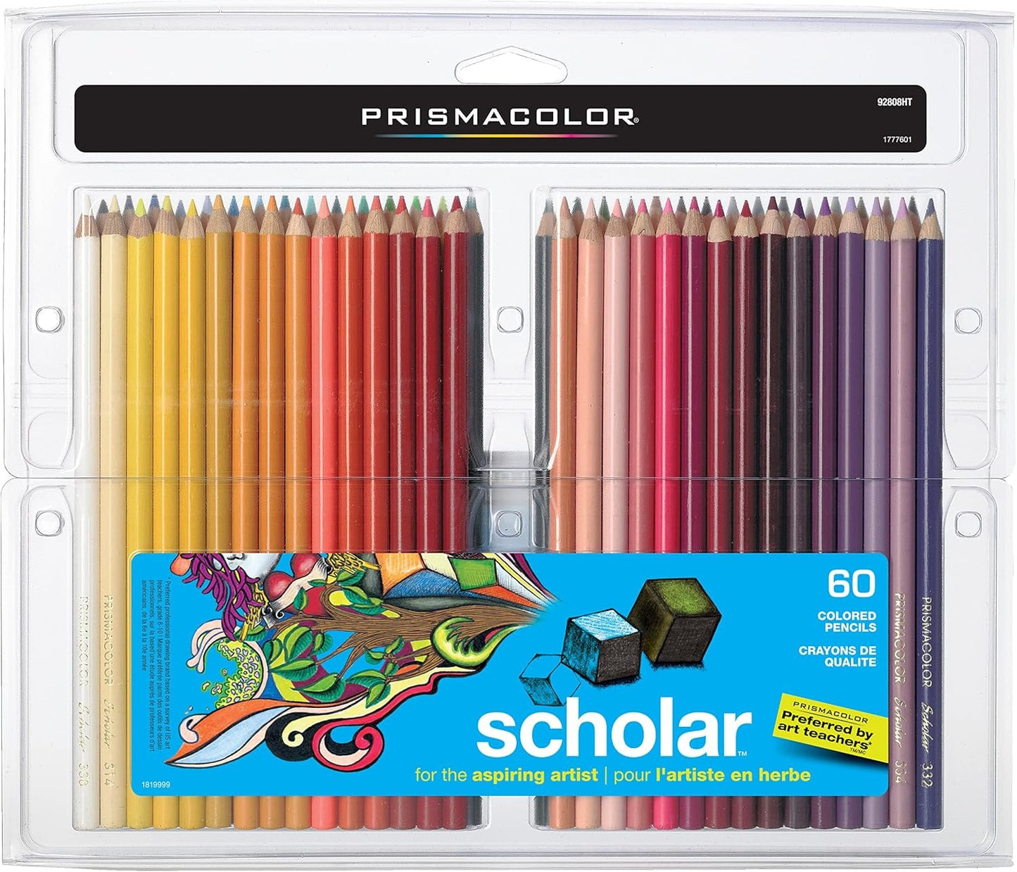 PrismaColor Scholar Pencil 60 Color Set