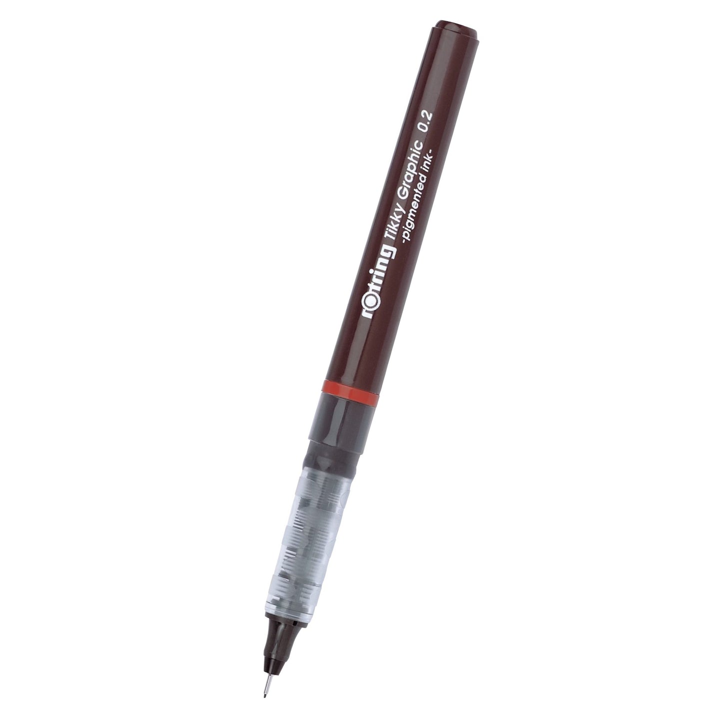 Rotring Tikky GRP Fibre Tip BRGND 0.2 Black TK12 (V14)