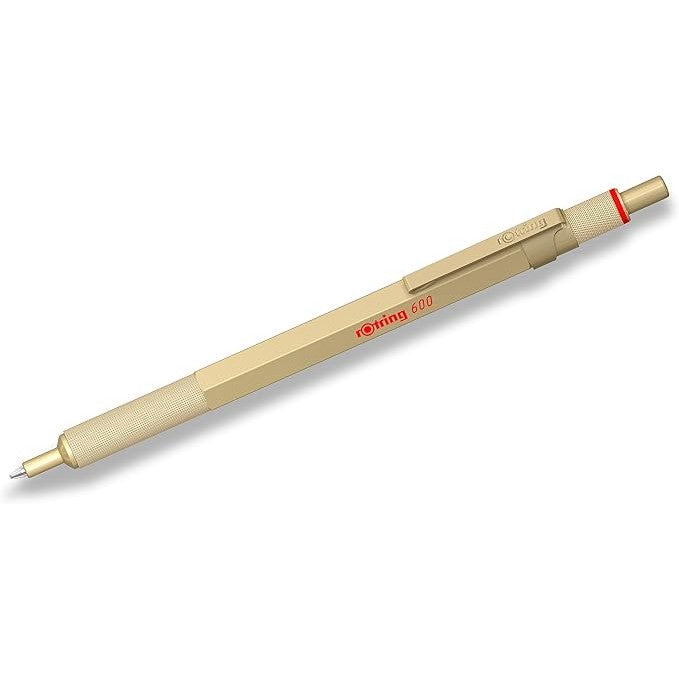 Rotring 600 Gold Ball Point Pen M. Black GB1