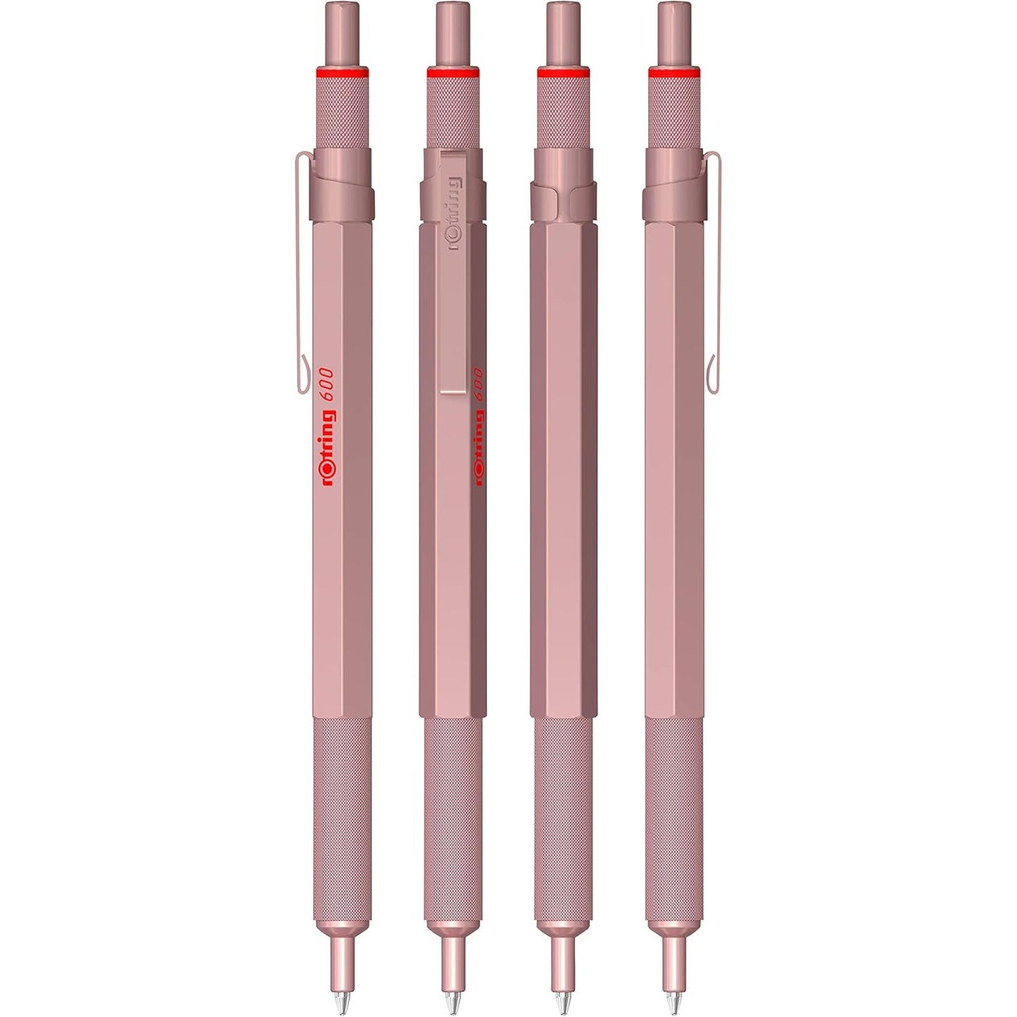 Rotring 600 Rose Gold Ball Point Pen M. Black GB1
