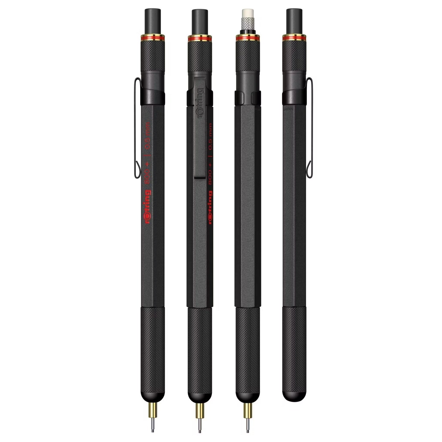Rotring 800+ Black Stylus Mechanical Pencil 0.5mm GB