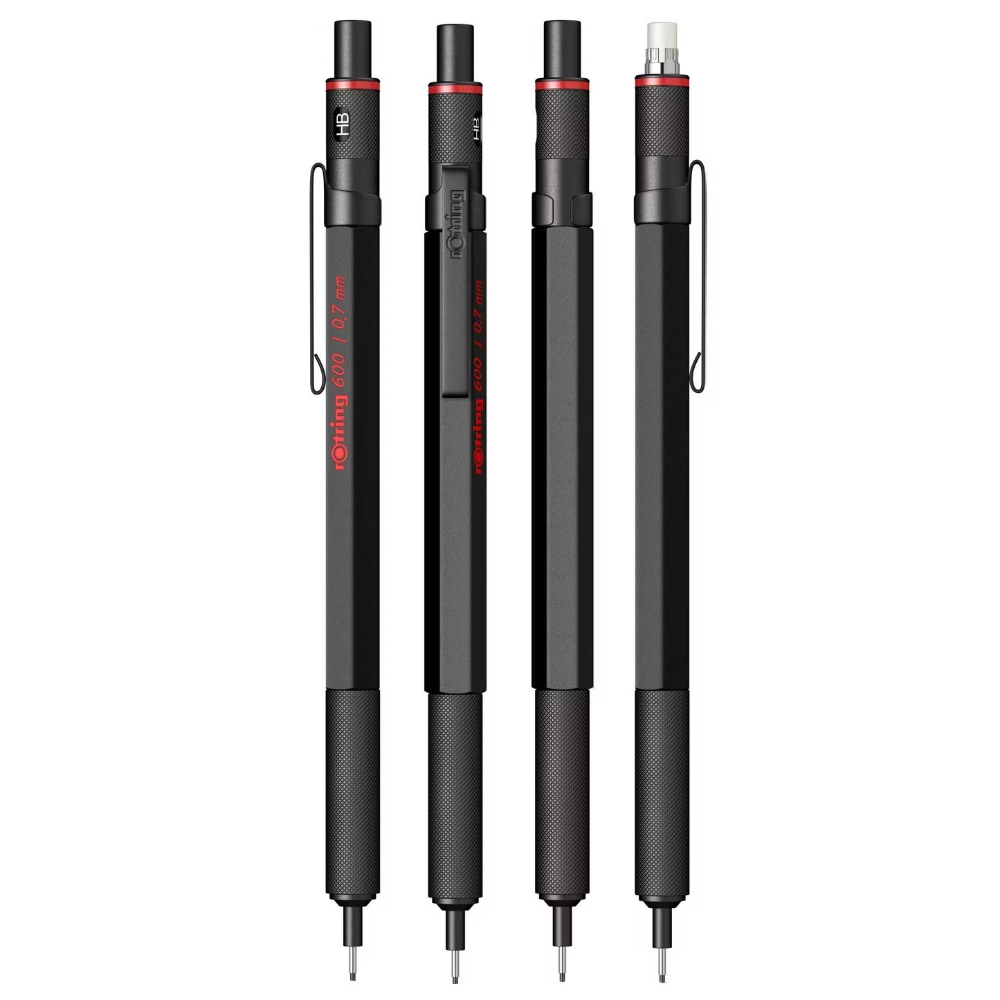 Rotring 600 Black Mechanical Pencil 0.7mm GB1