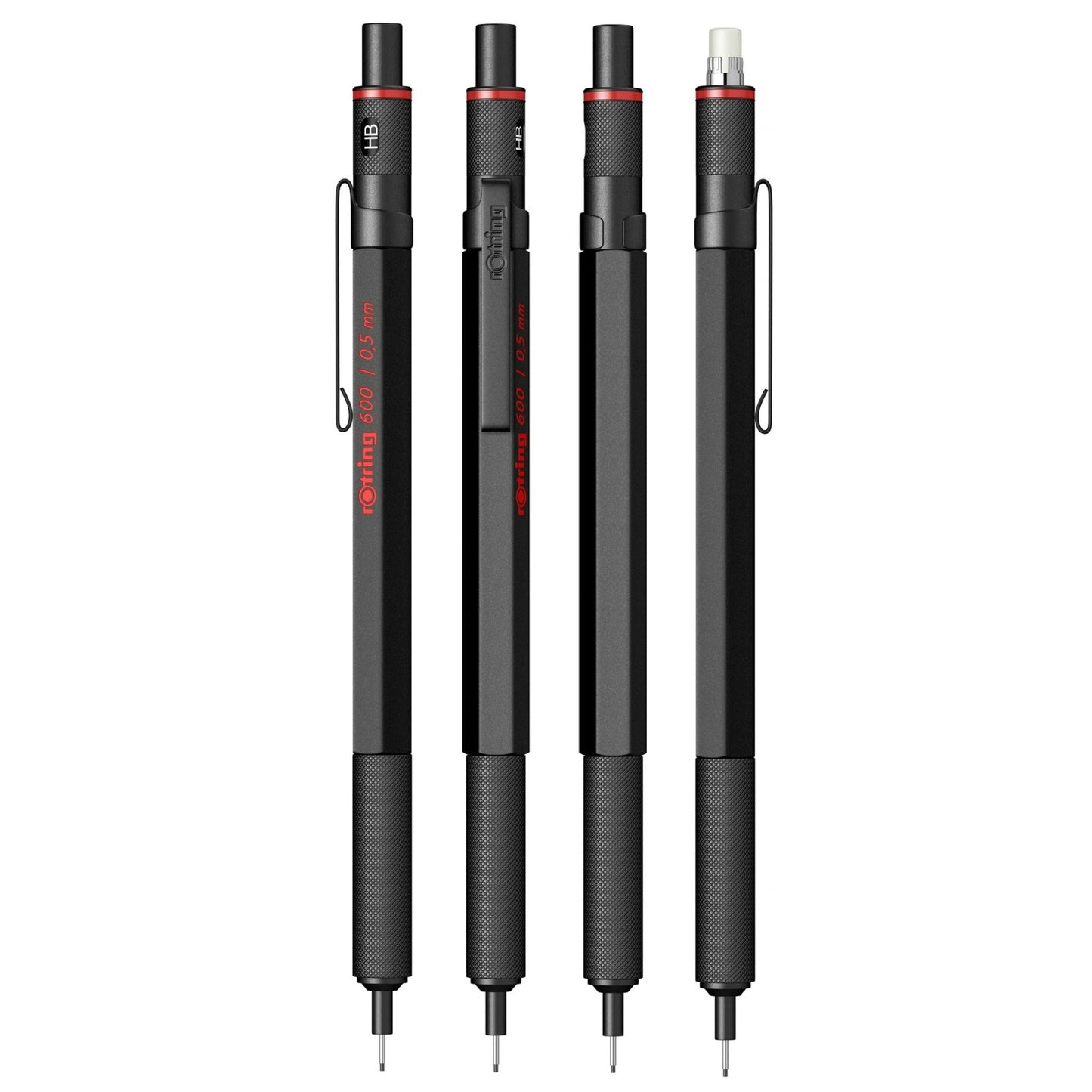 Rotring 600 Black Mechanical Pencil 0.5mm GB1