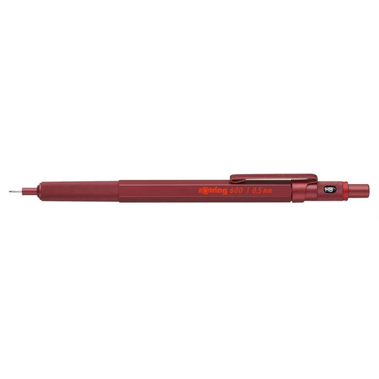 Rotring 600 Red 0.5mm Mechanical Pencil GB